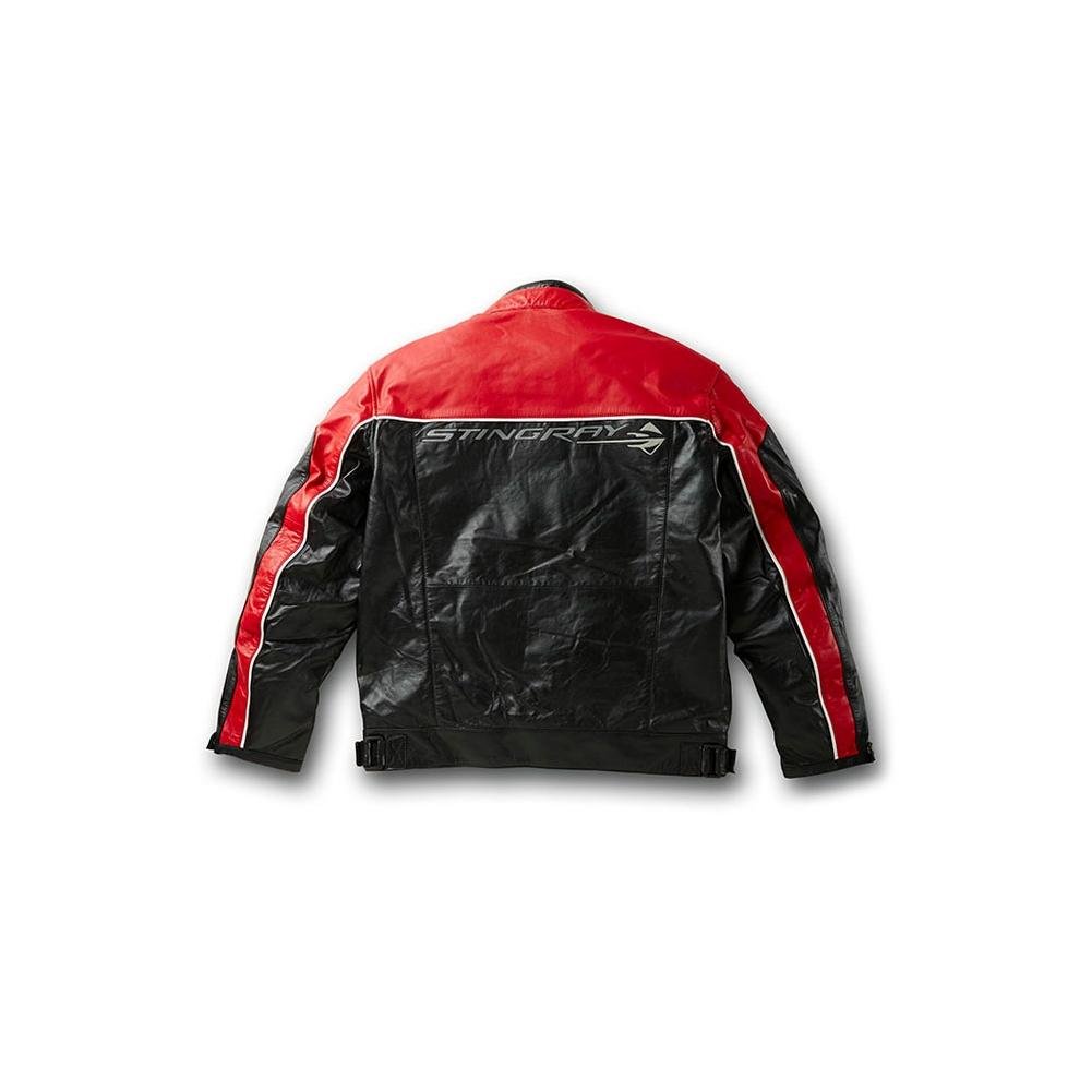 Corvette - Black and Red Fish Inlay Jacket, C7 Stingray – CorvetteGuys.com