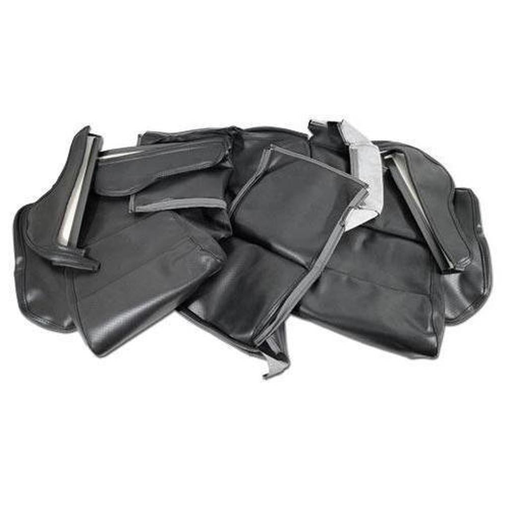 Corvette Leather Like Seat Covers. Graphite Sport: 1984-1987
