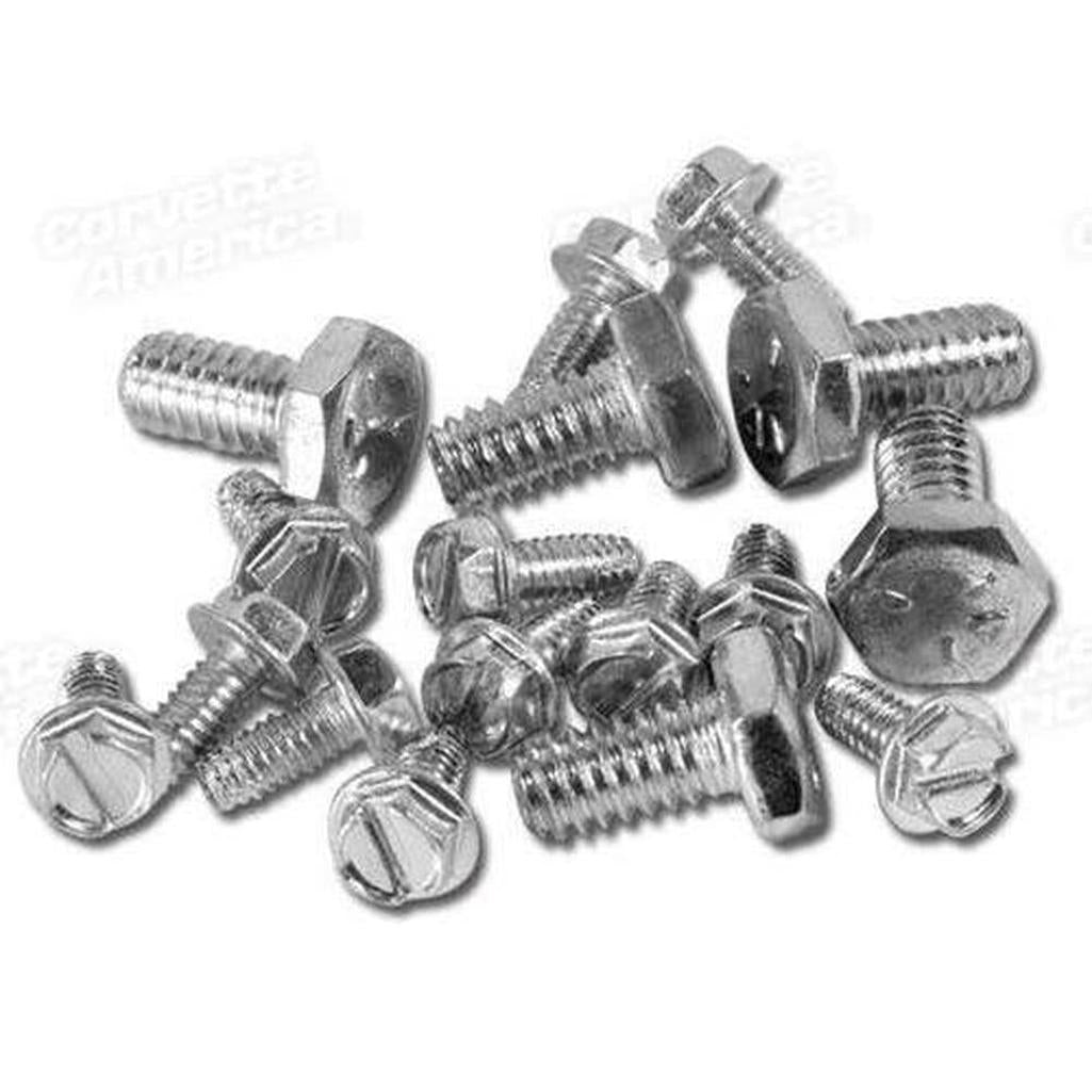 C2 1967 Corvette Bolt-On Wheel Screws - 17Pc Set