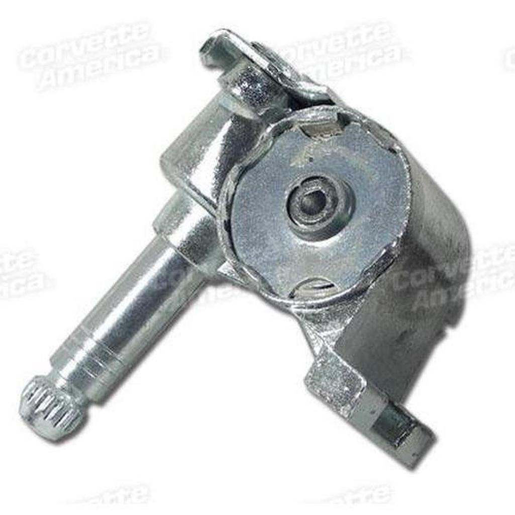 Corvette Vent Regulator. RH - 63-64 Conv & 65-67 Coupe - 3 Rings On Shaft: 1963-1967