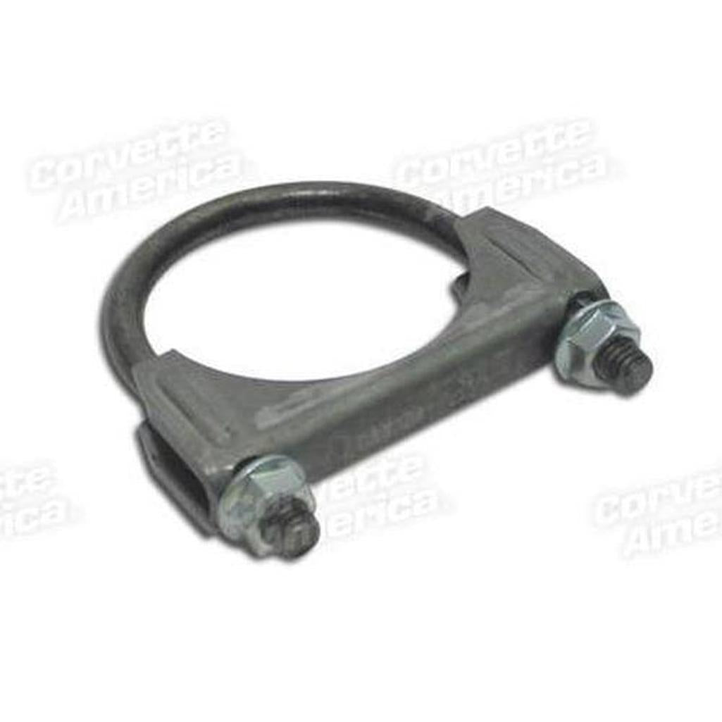 Corvette Exhaust Pipe Clamp. 2.5 Inch Heavy Duty: 1963-1990