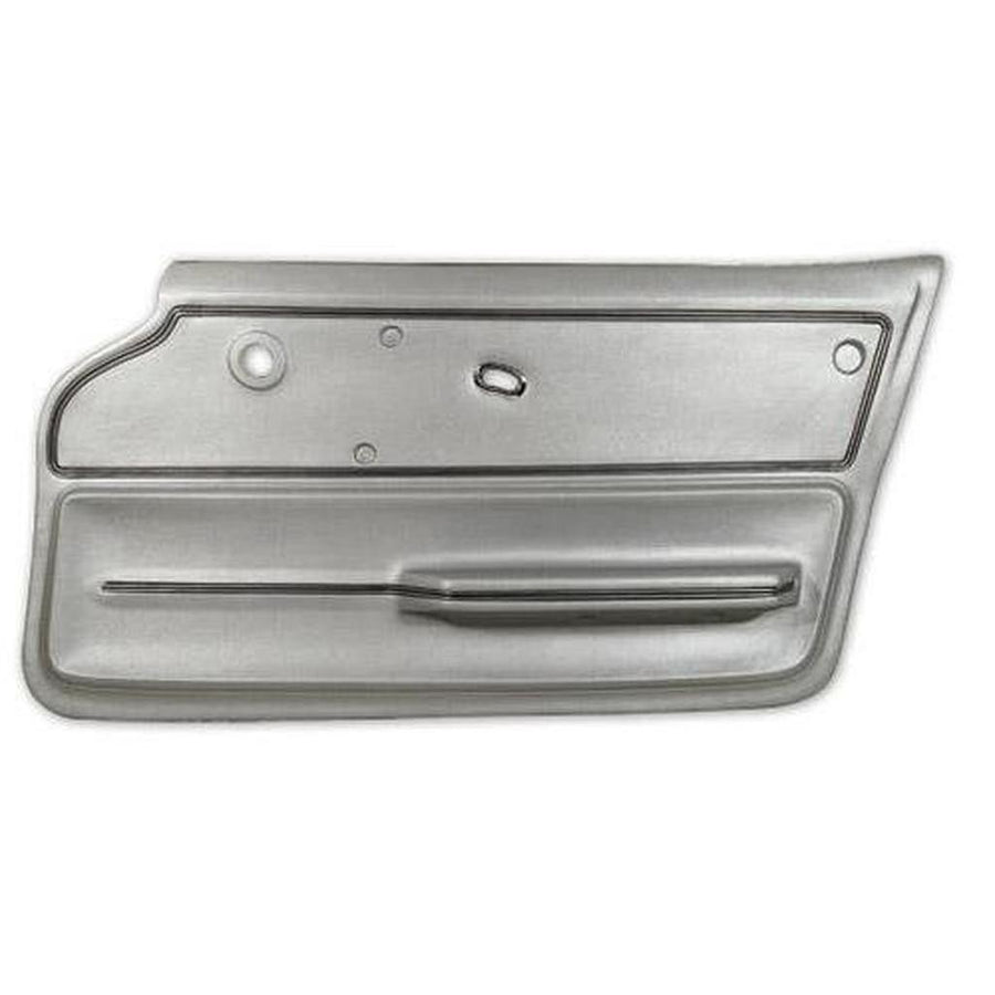 Corvette Door Panel. Silver Convertible With Trim RH: 1965-1966