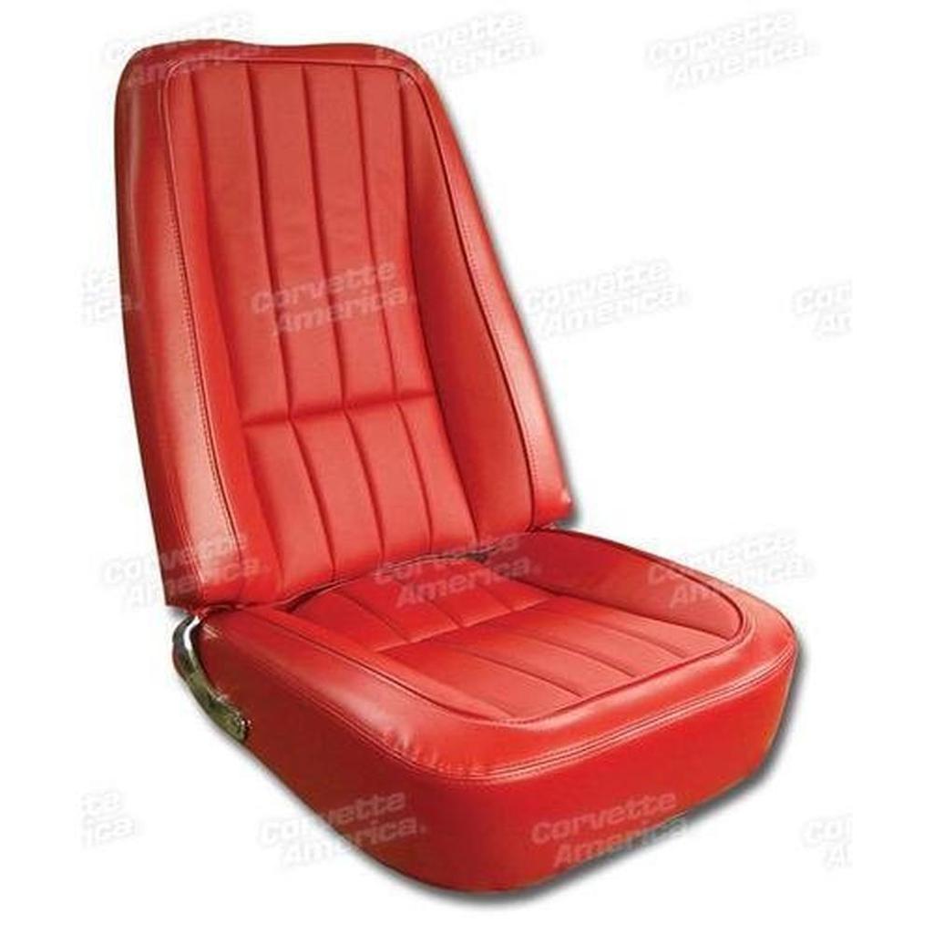 1968 Corvette C3 Vinyl Seat Covers - Red