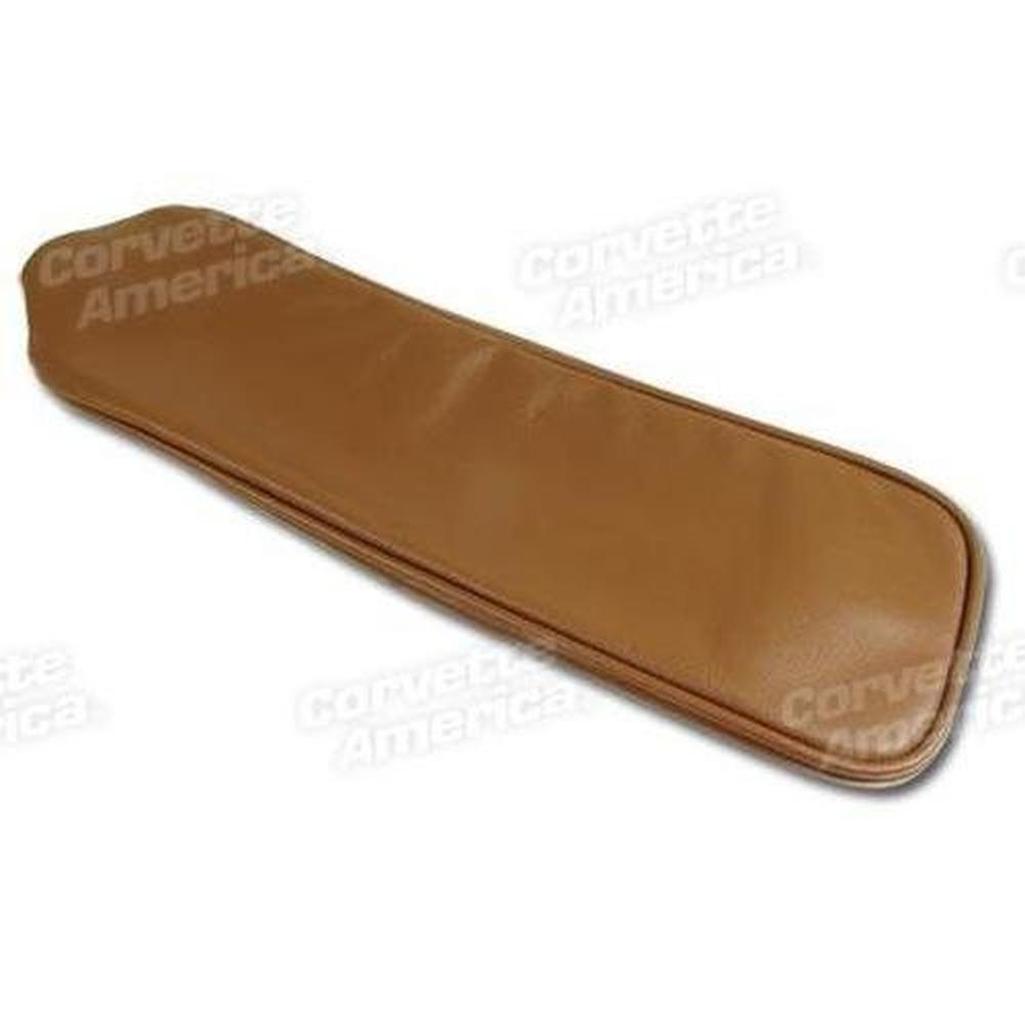 Corvette Center Armrest Cover. Saddle Leather: 1963-1964