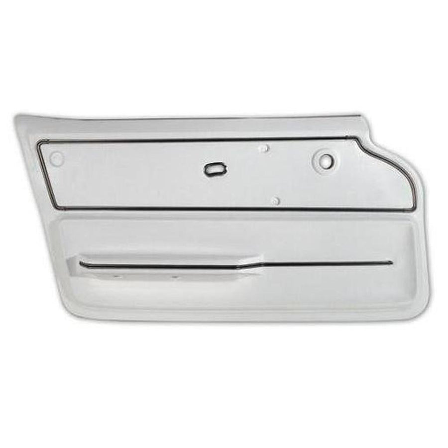 Corvette Door Panel. White Convertible With Trim LH: 1965-1966