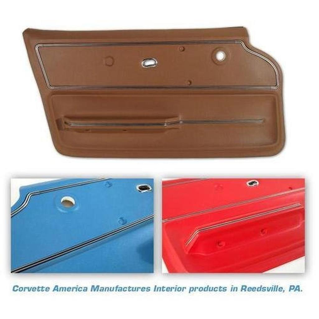 Corvette Door Panel. Maroon Coupe With Trim RH: 1965