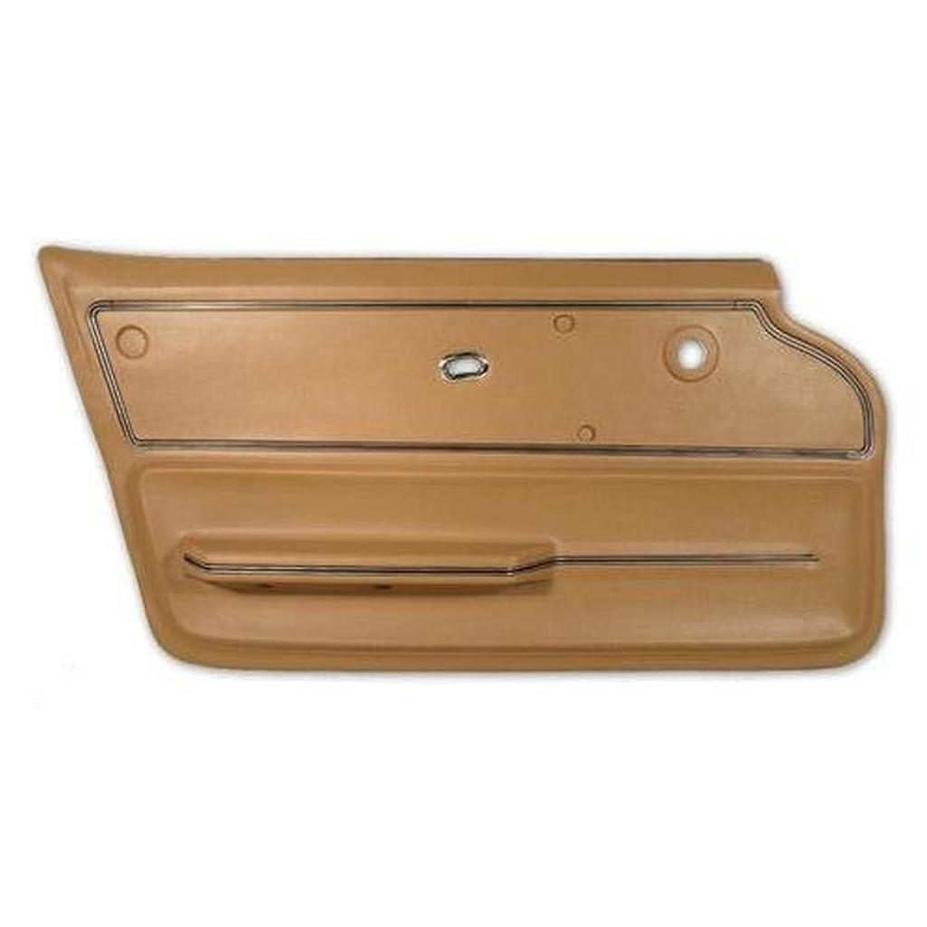 Corvette Door Panel. Saddle Convertible With Trim LH: 1965-1966