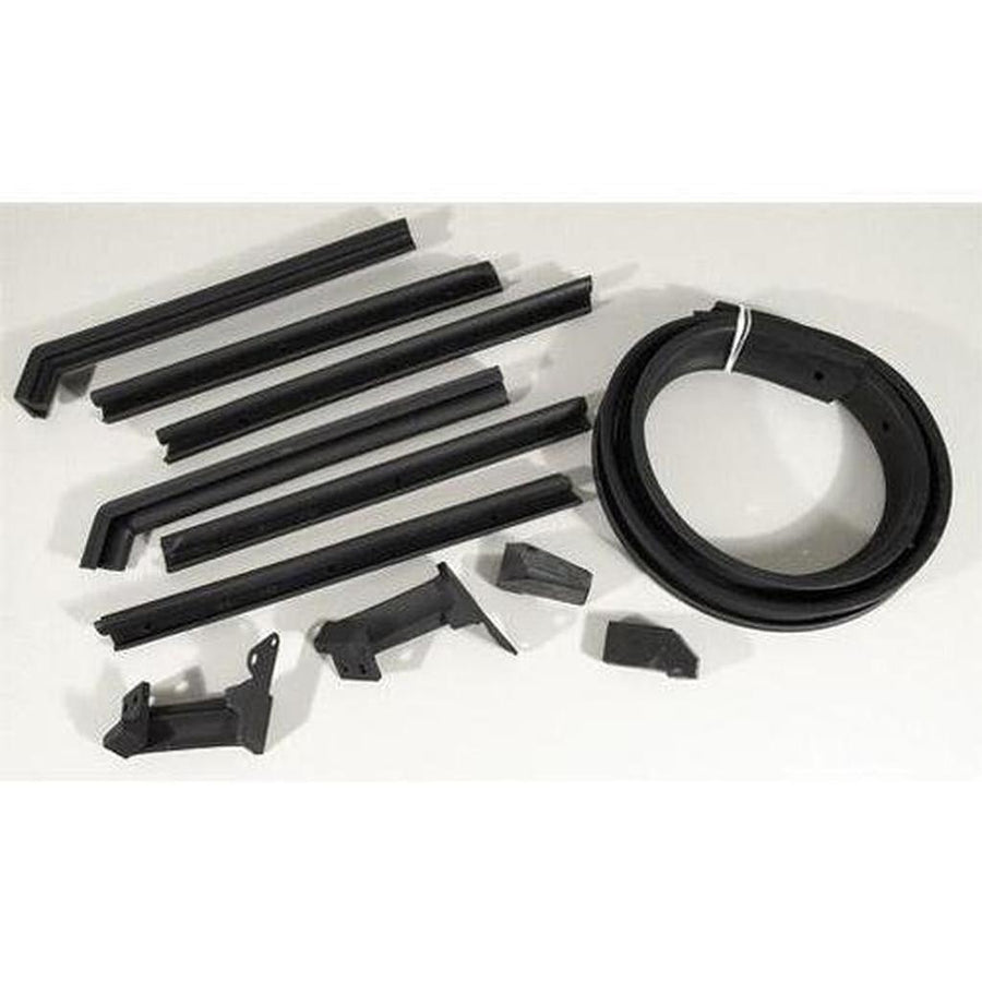 Corvette Weatherstrip Kit. Convertible Top 11 Piece - USA: 1956-1958