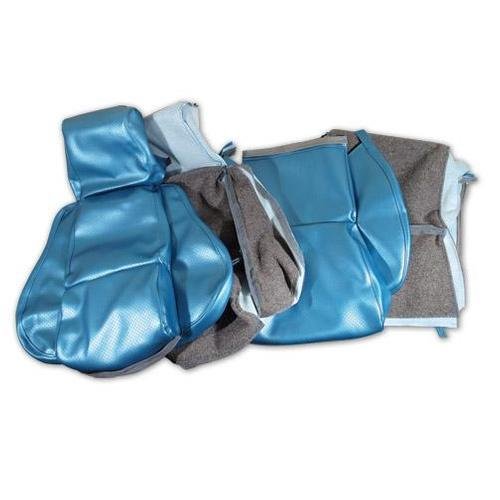 Corvette Leather Like Seat Covers. Blue Standard: 1986-1988