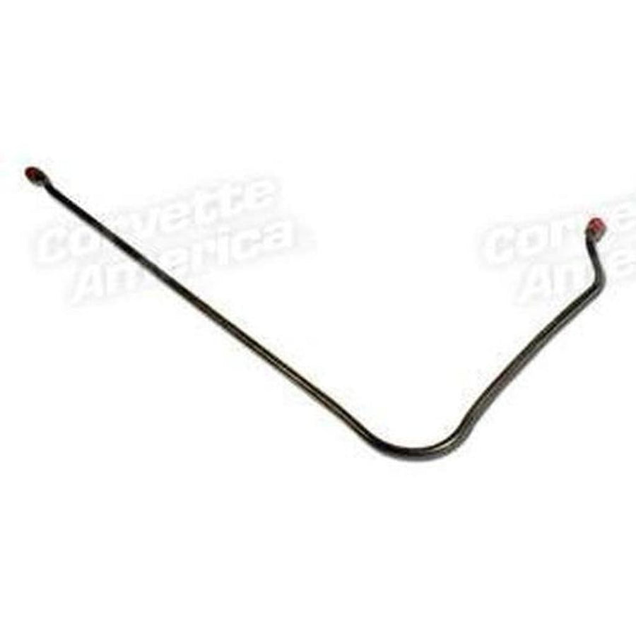 Corvette Brake Line. Pressure Valve To Left Front Block - W/O Power Brake: 1967