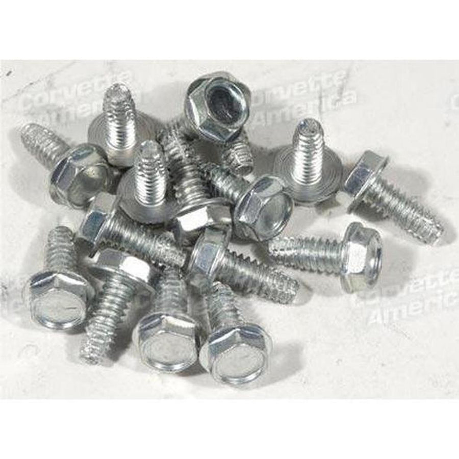 Corvette Hubcap Spinner Screws. 16 Piece Set: 1964