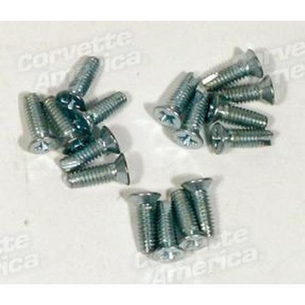 Corvette Headlight Pivot Support Screw Set.: 1964-1967