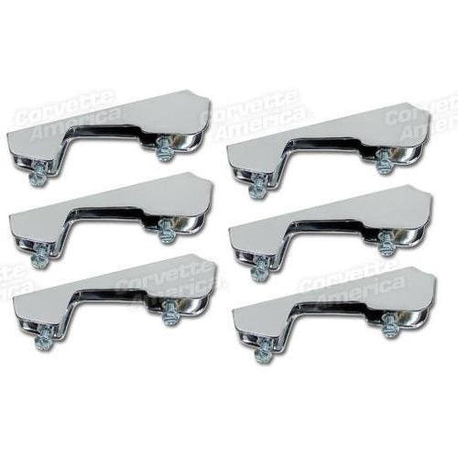 Corvette Hubcap Trim Bar Set. 6 Piece: 1963
