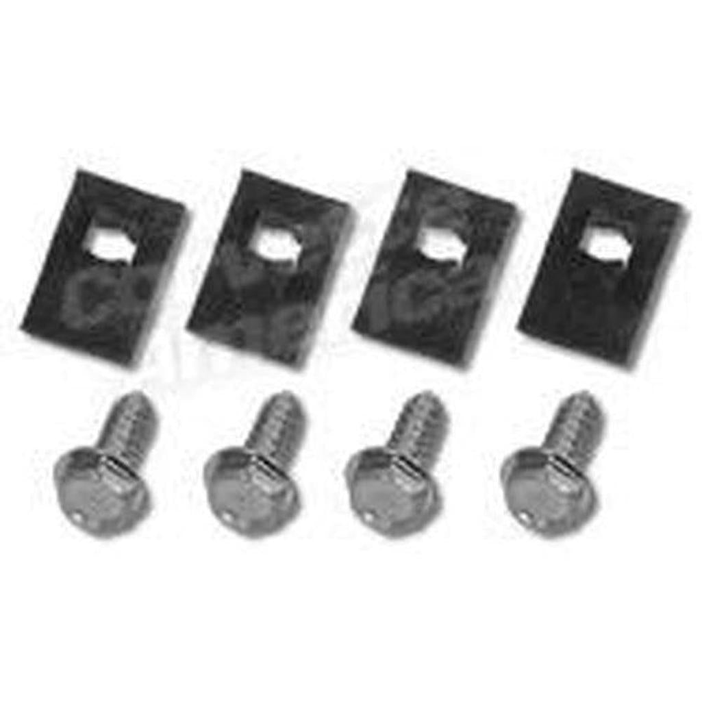 Corvette Power Window Conduit Screw & Nut Set.: 1963-1967