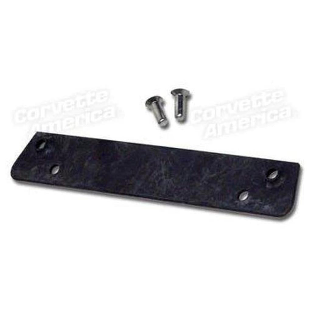 Corvette Armrest Nut Plate & Rivets. 2  Required: 1963-1964