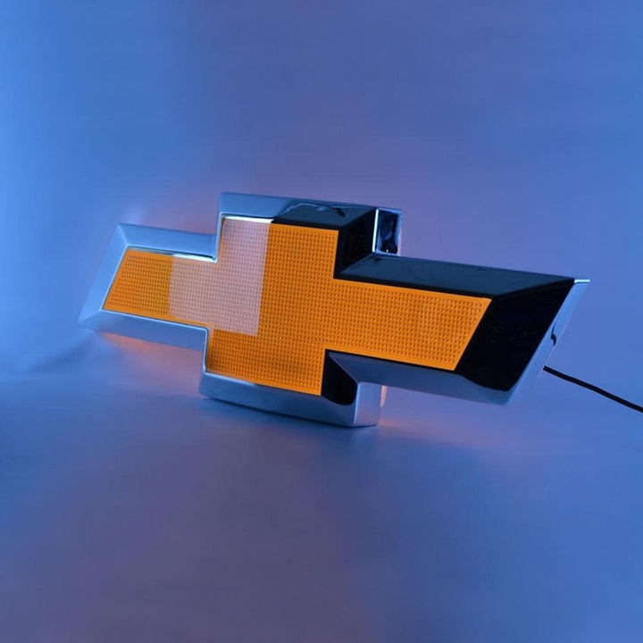 Corvette - Bowtie Shaped - Backlit Neon Sign : Large 31 Inch Across