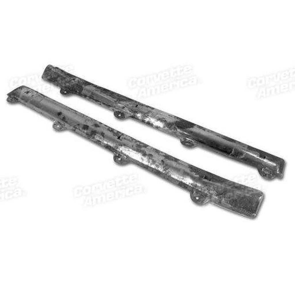 C1 1956-1957 Corvette Door Panel Rails - Upper - Pair