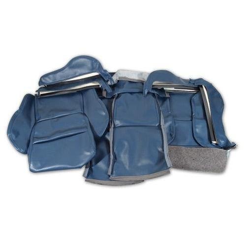 Corvette Leather Like Seat Covers. Blue Sport: 1984-1985