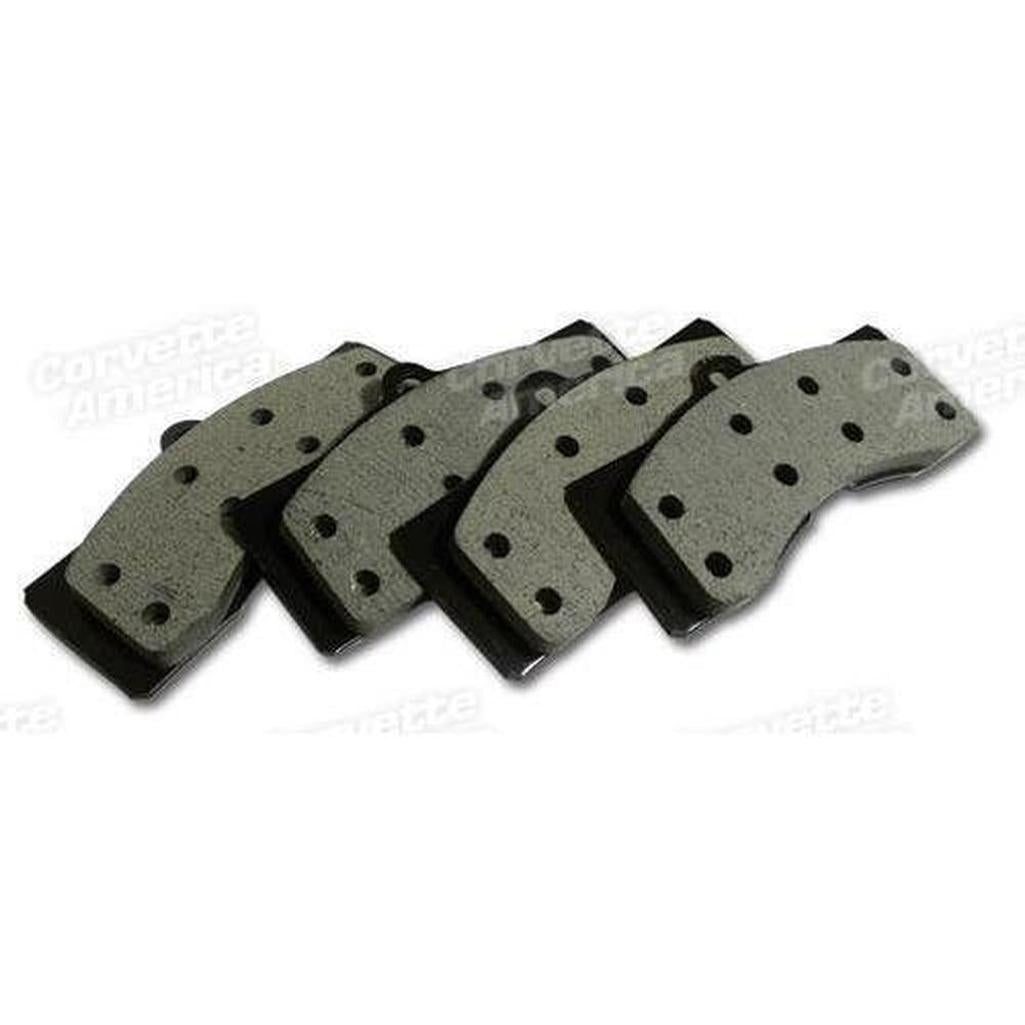 C2 C3 1965-1982 Corvette Brake Pads - Disc Brakes - 4Pc Set - Service Grade