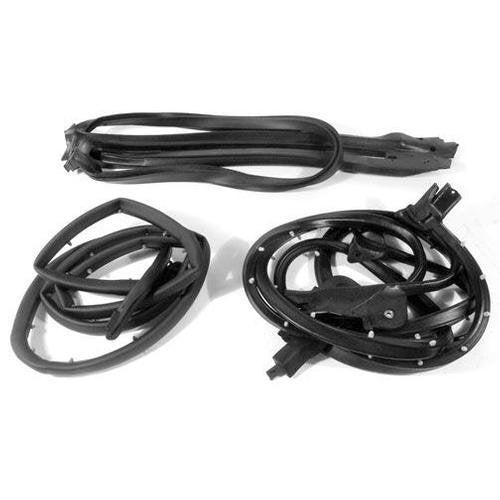 Corvette Weatherstrip Kit. Convertible Body 4 Piece - Import: 1986-1989