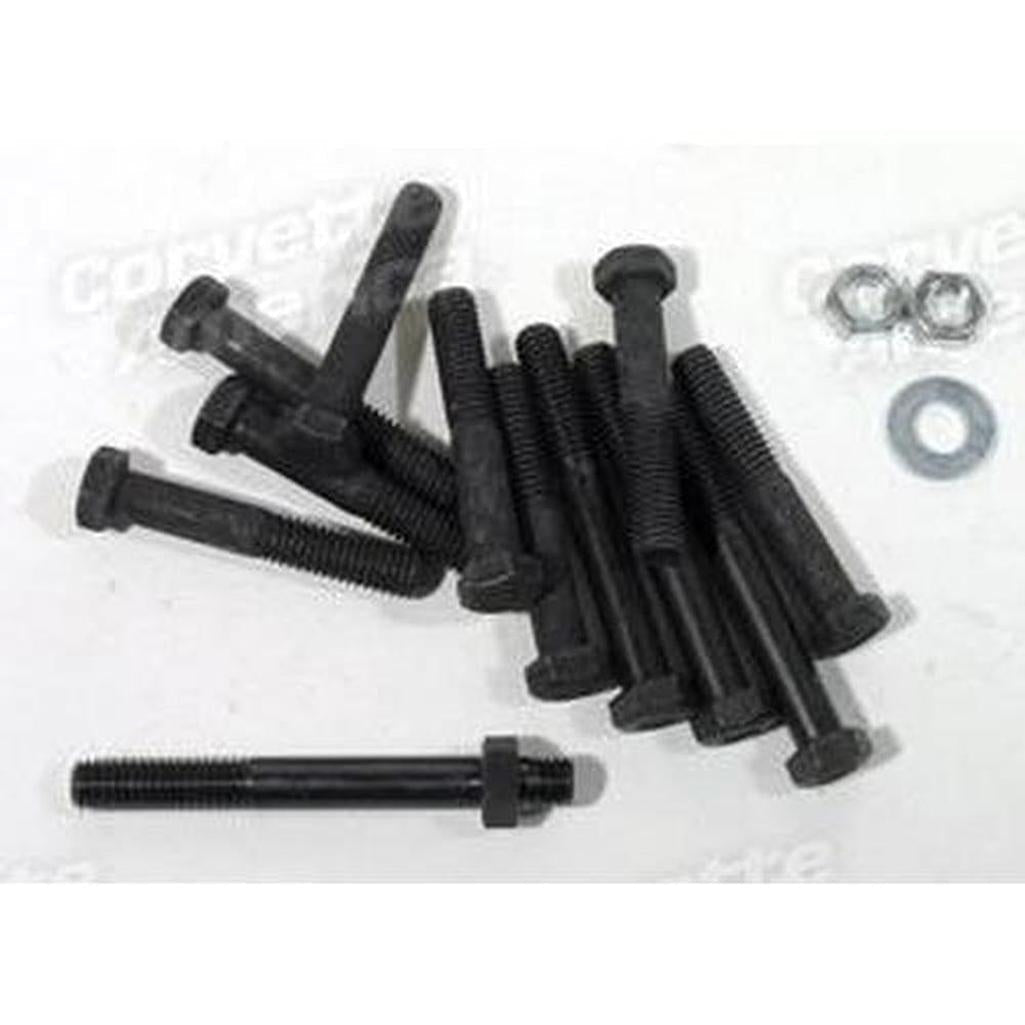 Corvette Exhaust Manifold Bolt Set. Fuel Injection: 1964-1965