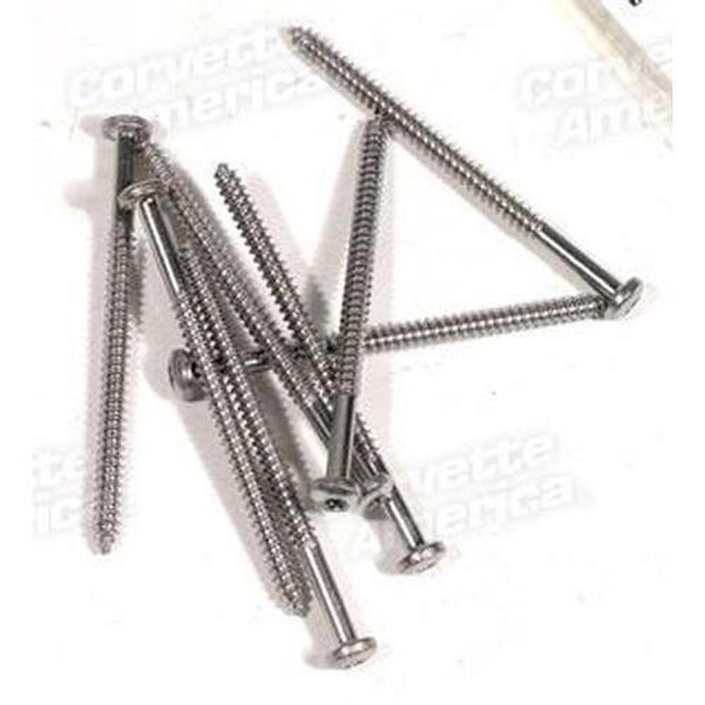Corvette Taillight Lens Screws. 8 Piece Set: 1980-1982