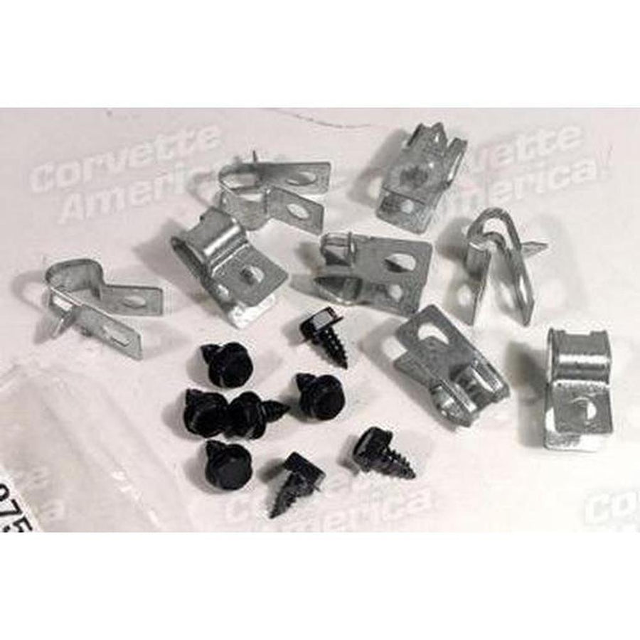 1971-1973 Corvette C3 Fuel Line Clips - 16 Piece