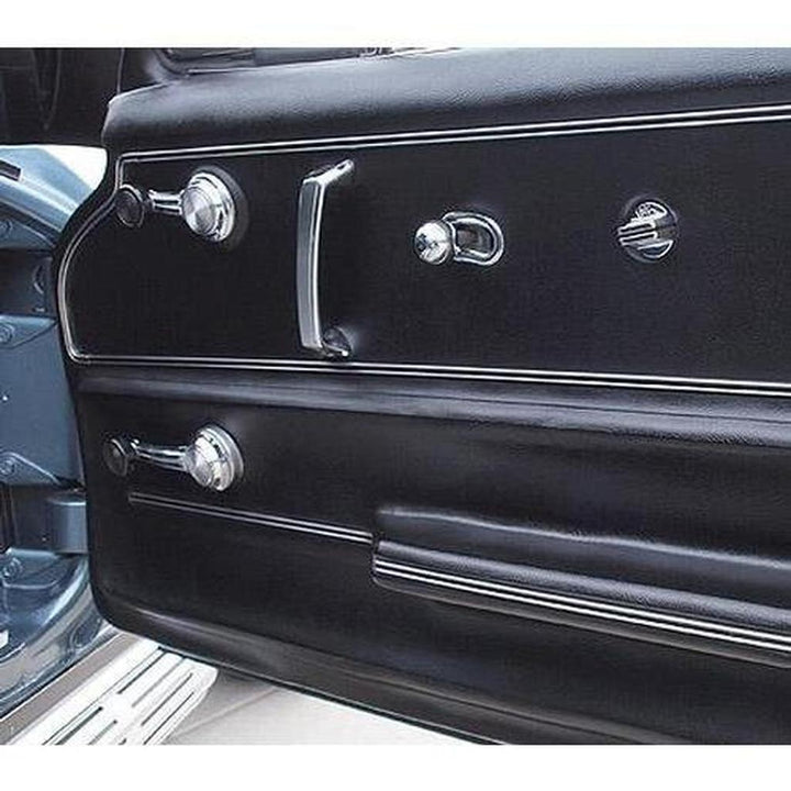 Corvette Door Handles. Silver-Inner: 1965