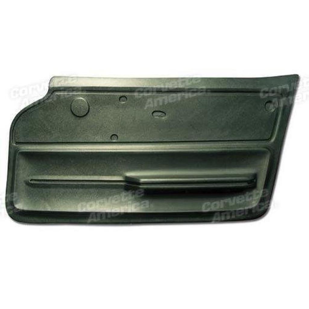 Corvette Door Panel. Green Convertible With Felt RH: 1965-1966