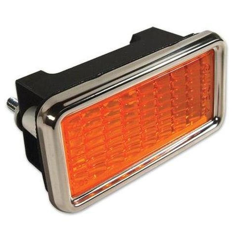 1969 Corvette C3 Front Marker Light Assembly - Amber