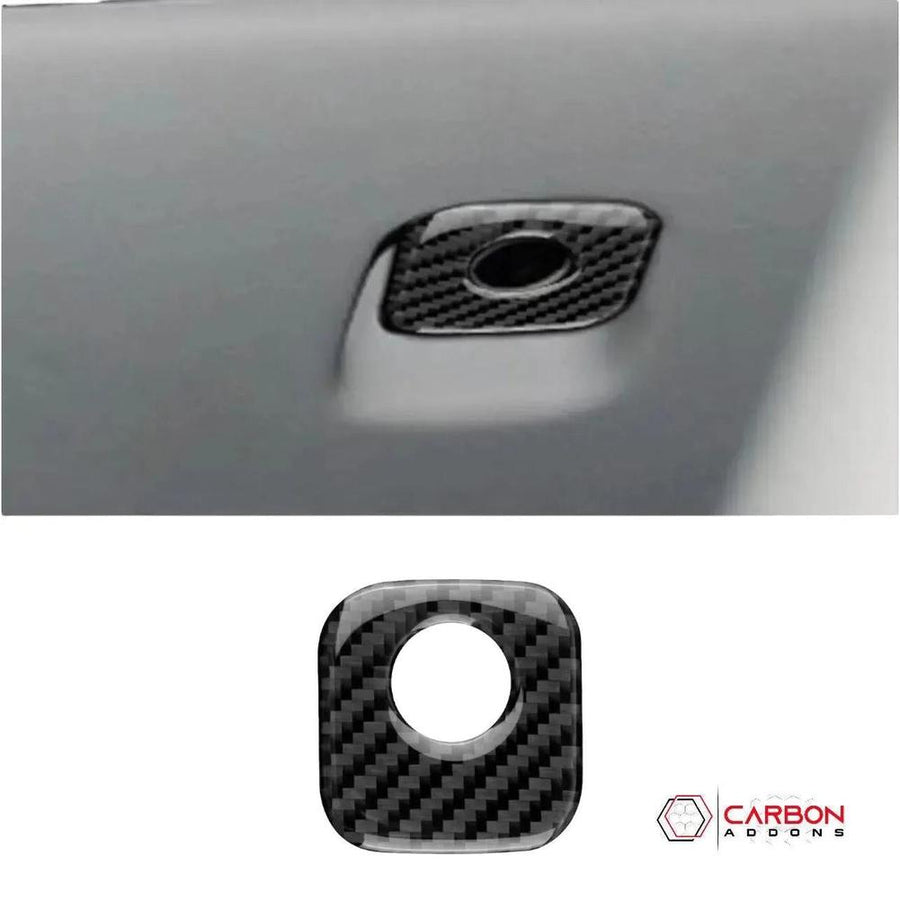 Real Carbon Fiber Glove Box Handle Overlay | C6 2005-2013 Corvette