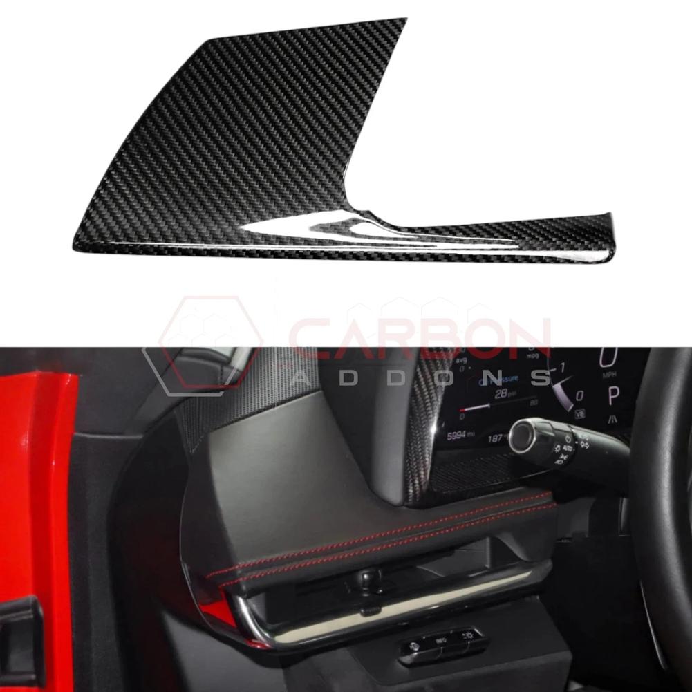 C8 Corvette Real Carbon Fiber Driver Side Dashboard Trim Cover ...