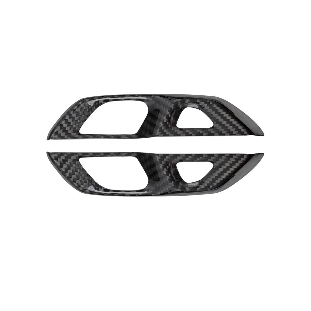 [Set] C8 Corvette Real Carbon Fiber Lock Trim Cover