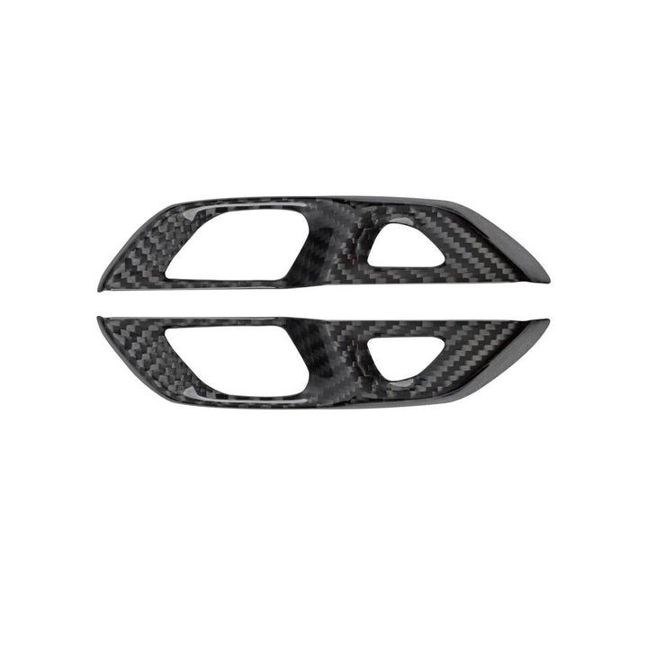 [Set] C8 Corvette Real Carbon Fiber Lock Trim Cover