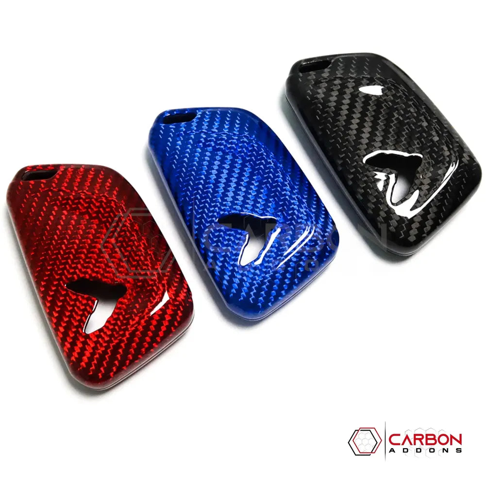 C8 CORVETTE CARBON FIBER KEY COVER - BLACK, RED, BLUE OR FORGE CARBON ...