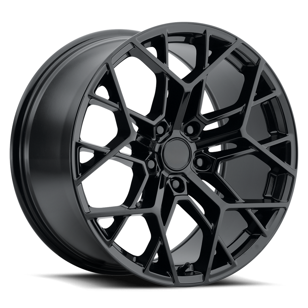 C8 Corvette ZR1 Style Reproduction Wheel : Gloss Black