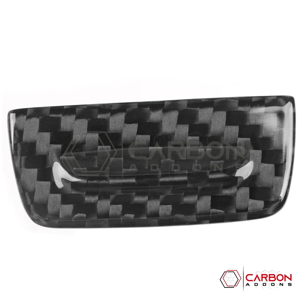 C8 Corvette Glove Box Switch Cover Real Dry Carbon Fiber - 2020-2026 Stingray, Z51, Z06, ZR1 & E-Ray