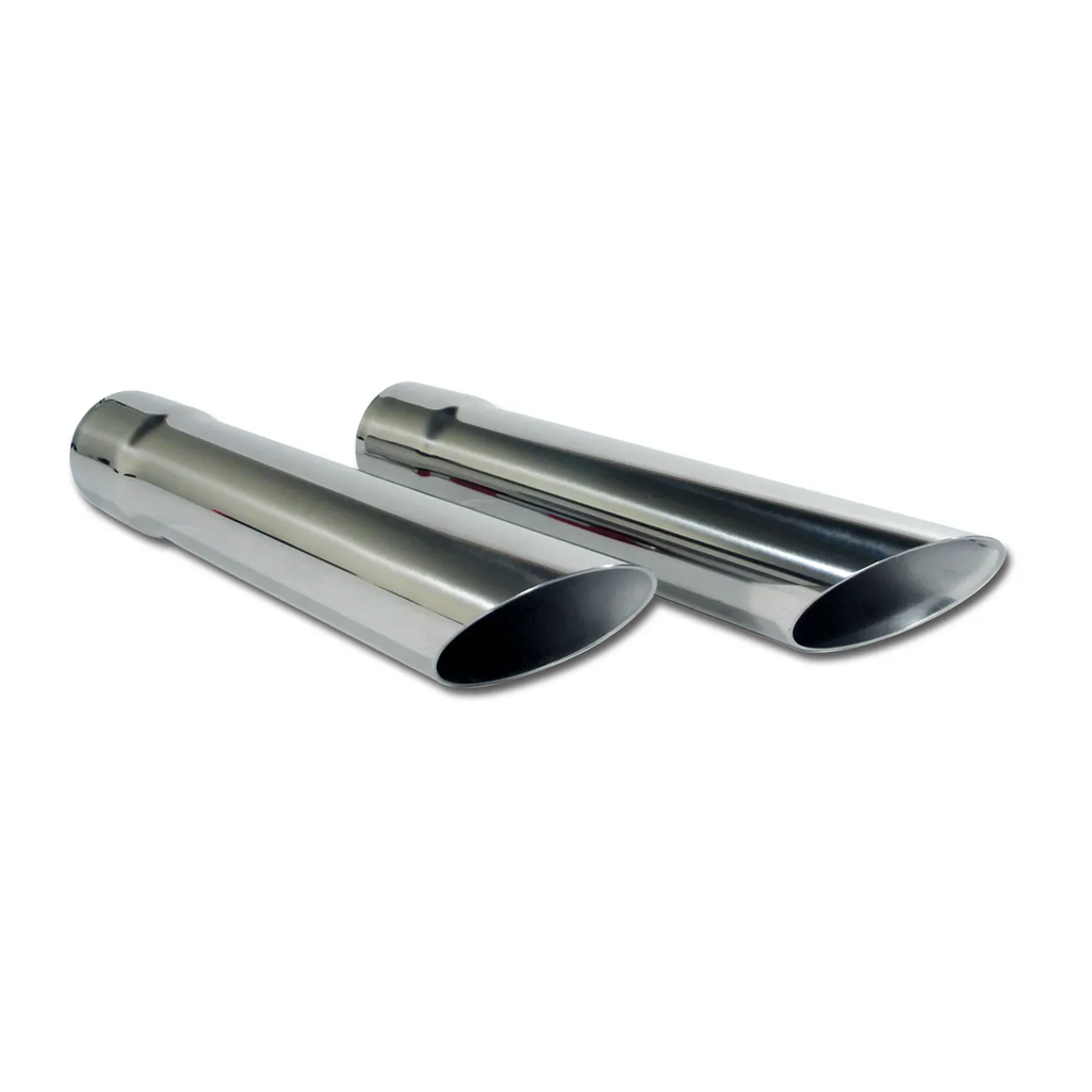 Corvette Exhaust Extensions. Stainless Steel: 1963-1967 - Pair