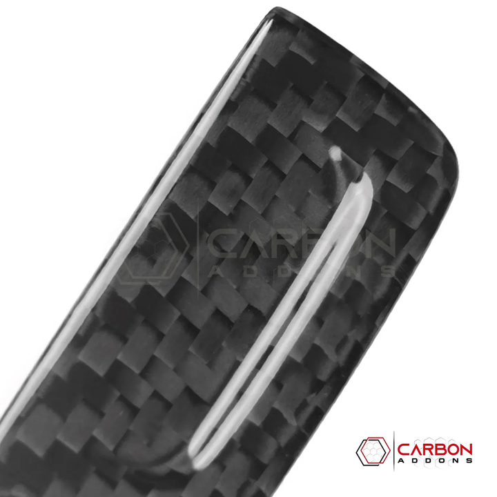 C8 Corvette Glove Box Switch Cover Real Dry Carbon Fiber - 2020-2026 Stingray, Z51, Z06, ZR1 & E-Ray