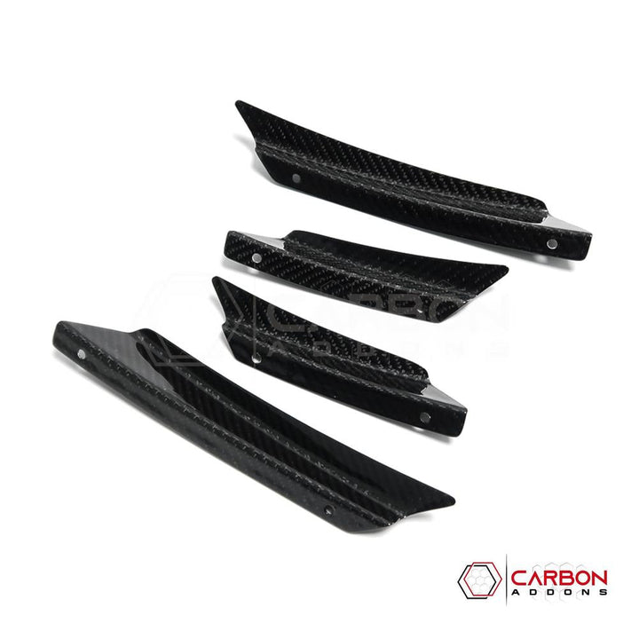 C7 Corvette (2014–2019) Front Bumper Carbon Fiber Canards - 4pcs
