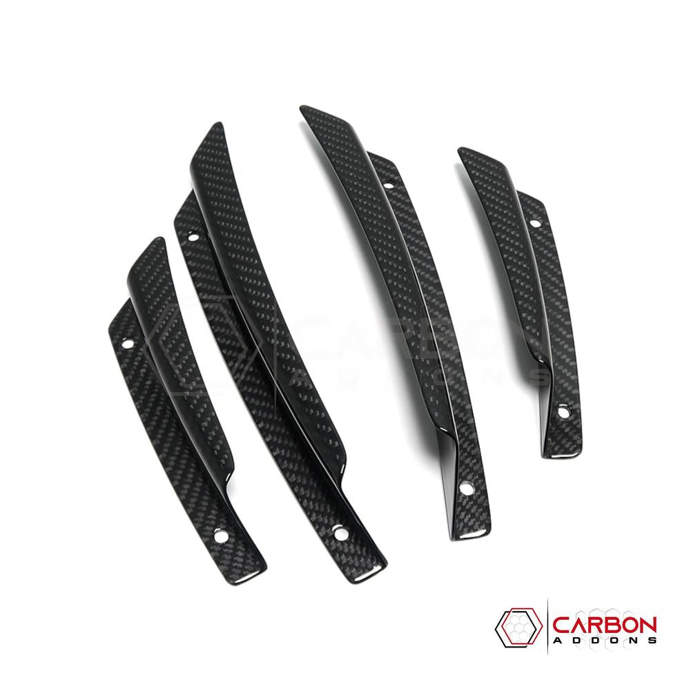 C7 Corvette (2014–2019) Front Bumper Carbon Fiber Canards - 4pcs