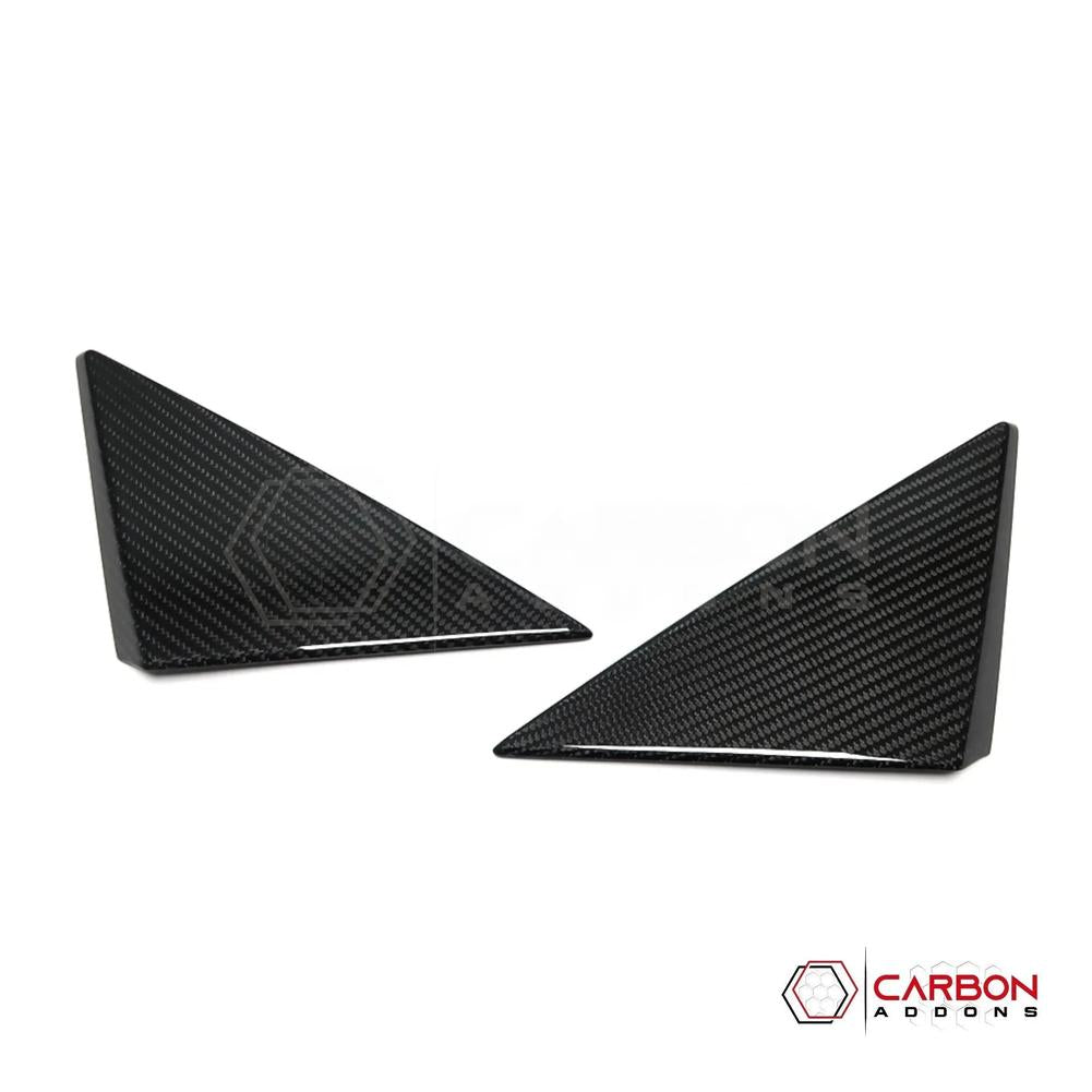 C8 Corvette 2020+ Real Carbon Fiber A-Pillar Exterior Trim Cover