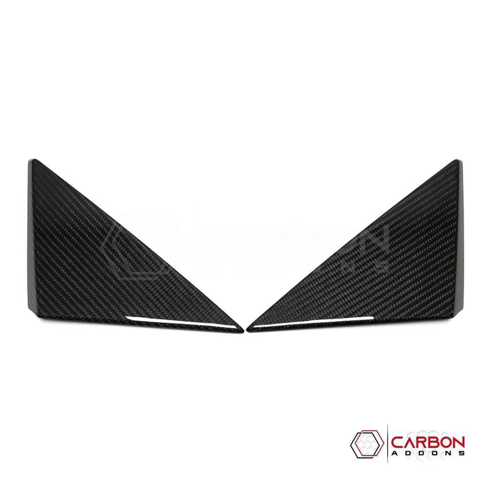 C8 Corvette 2020+ Real Carbon Fiber A-Pillar Exterior Trim Cover