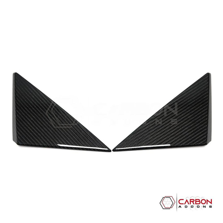 C8 Corvette 2020+ Real Carbon Fiber A-Pillar Exterior Trim Cover