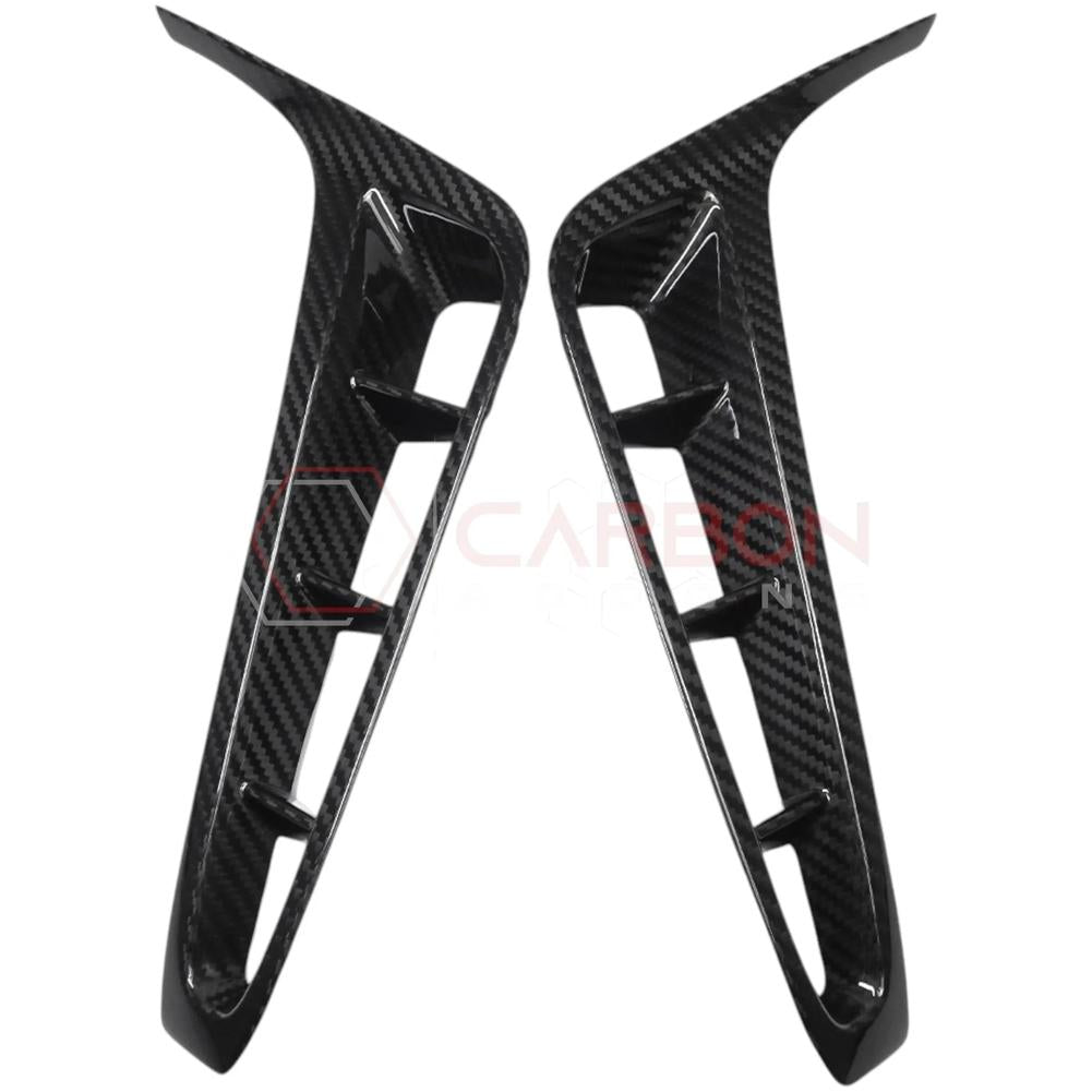 C8 Corvette Z06/ERay Carbon Fiber Rear Bumper Side Vent Cover