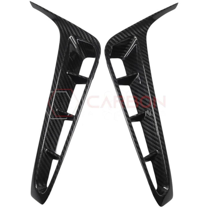C8 Corvette Z06/ERay Carbon Fiber Rear Bumper Side Vent Cover