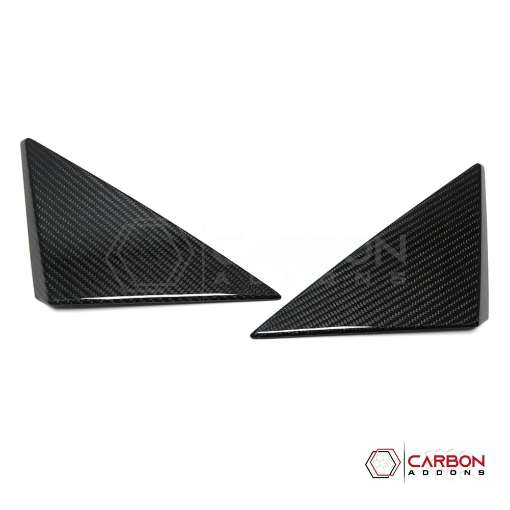 C8 Corvette 2020+ Real Carbon Fiber A-Pillar Exterior Trim Cover