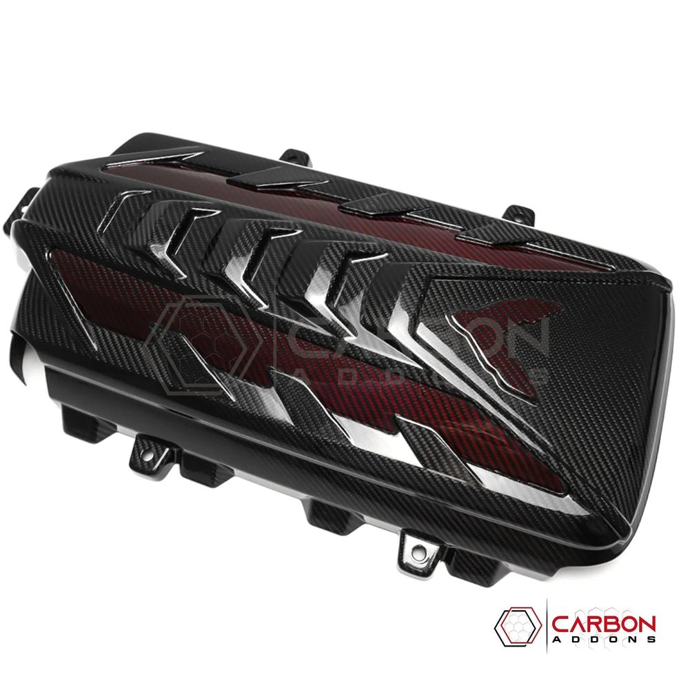 C8 Corvette Stingray Carbon Fiber Engine Cover | Direct OEM Replacement (2020–2024)