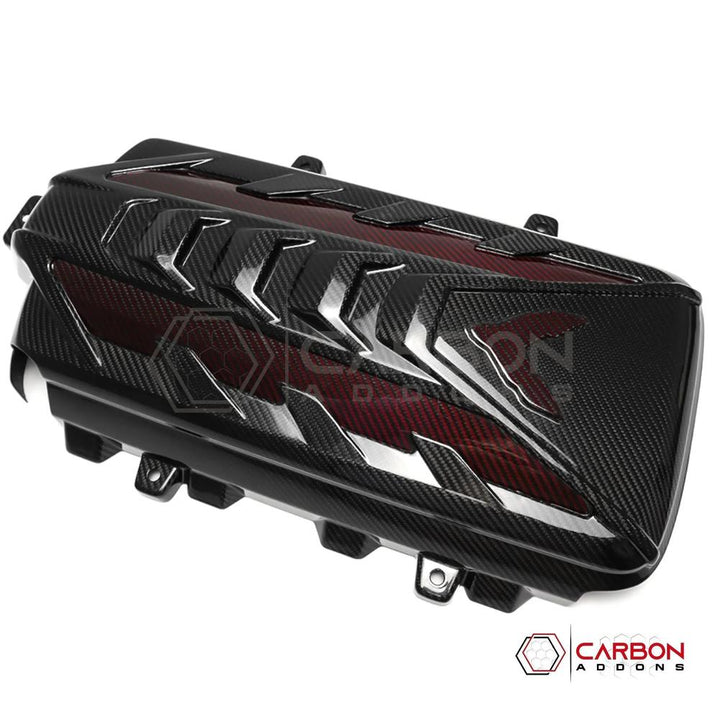 C8 Corvette Stingray Carbon Fiber Engine Cover | Direct OEM Replacement (2020–2024)