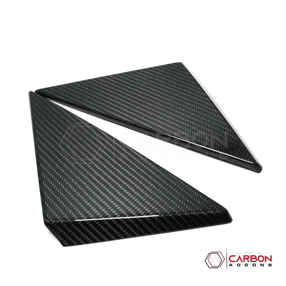 C8 Corvette 2020+ Real Carbon Fiber A-Pillar Exterior Trim Cover